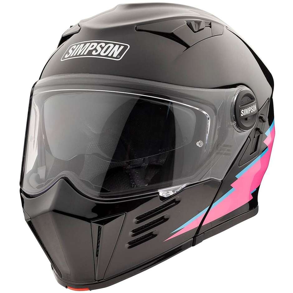 Simpson DARKSOME 22.06 FD00 RADICAL Modularer Motorradhelm