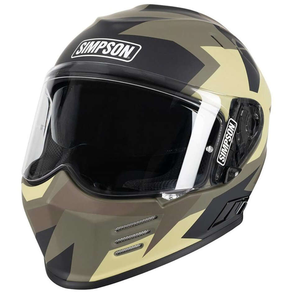 Simpson VENOM 22.06 F912 COMANCHE Integralhelm für Motorradfahrer