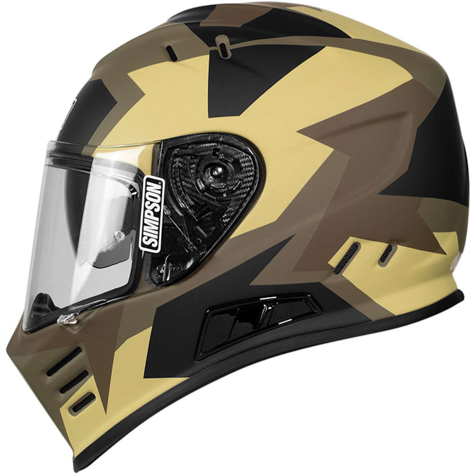 Simpson VENOM 22.06 F912 COMANCHE Integralhelm für Motorradfahrer