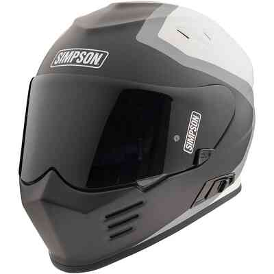 Simpson Venom 22.06 Matt Black Full Face Motorcycle Helmet