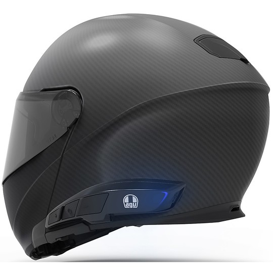Single Bluetooth Intercom Motorcycle AGV ARK By Sena Specific for Agv Sportmodular Helmets - K6 - K5 - AX9