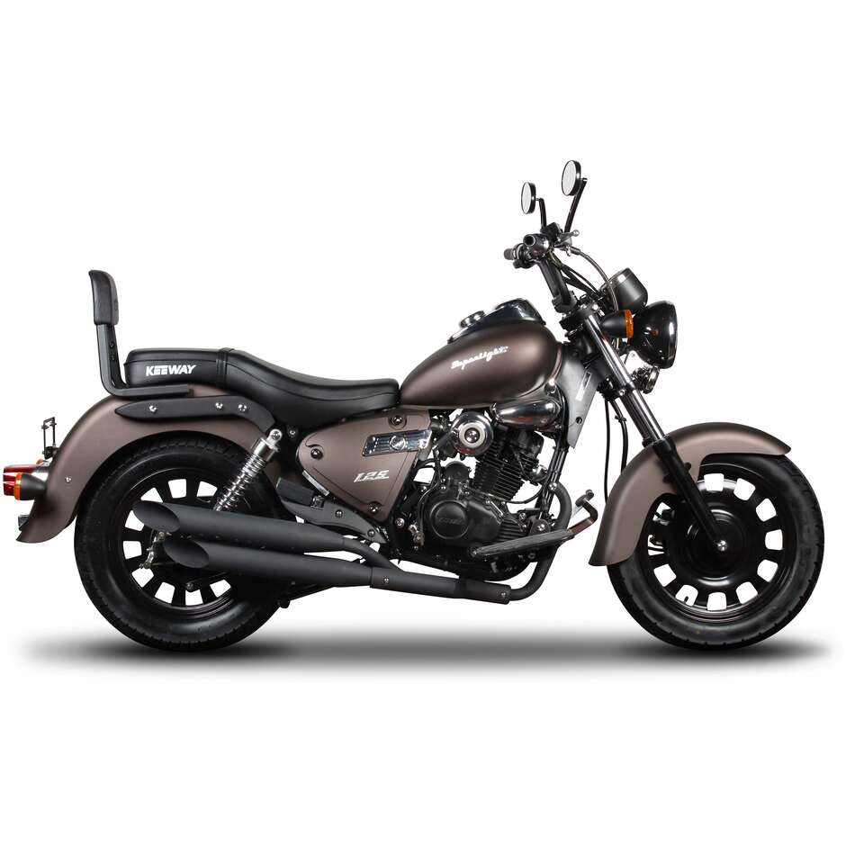 Sissybar pour motos Custom spécifiques pour KEEWAY SUPERLIGHT 125 (2011-23) / BLACKSTER 250 (2015-23)