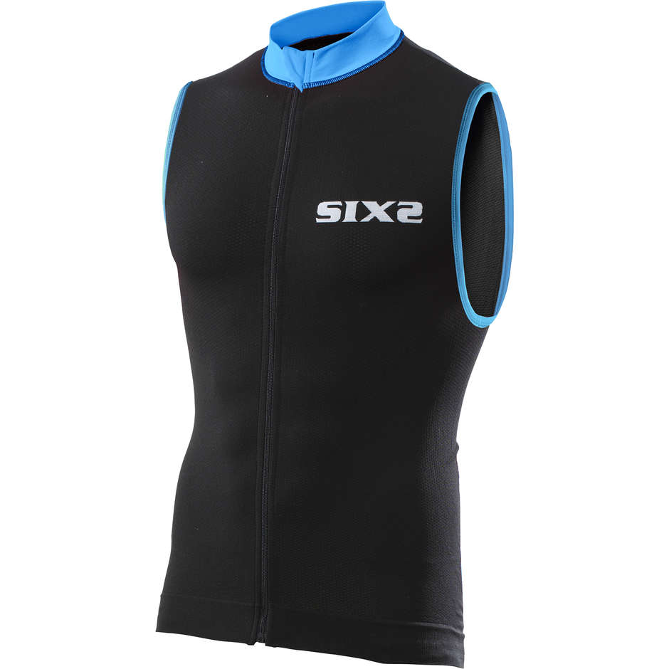 Sixs BIKE2 Activewear Technical Sans manches Noir Bleu