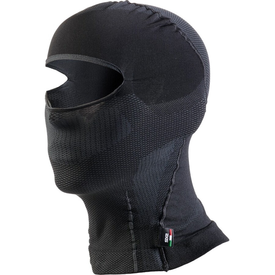Sixs BT DBXL V2 Motorrad-Sturmhaube Schwarz Dunkelgrau