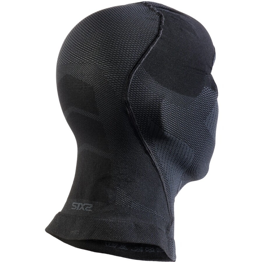 Sixs BT DBXL V2 Motorrad-Sturmhaube Schwarz Dunkelgrau