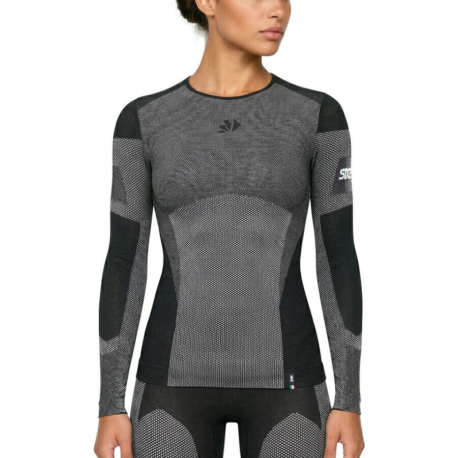 Sixs BT TS2L V2 Schwarzes Carbon Motorrad-Unterwäschehemd