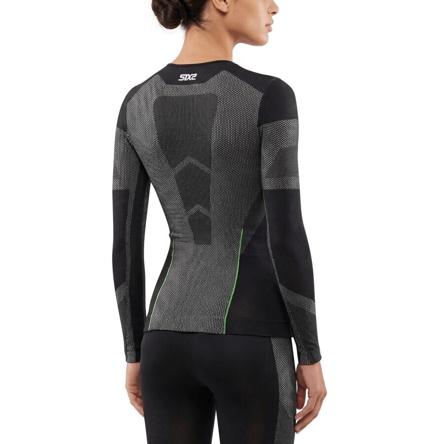 Sixs BT TS2L V2 Schwarzes Carbon Motorrad-Unterwäschehemd