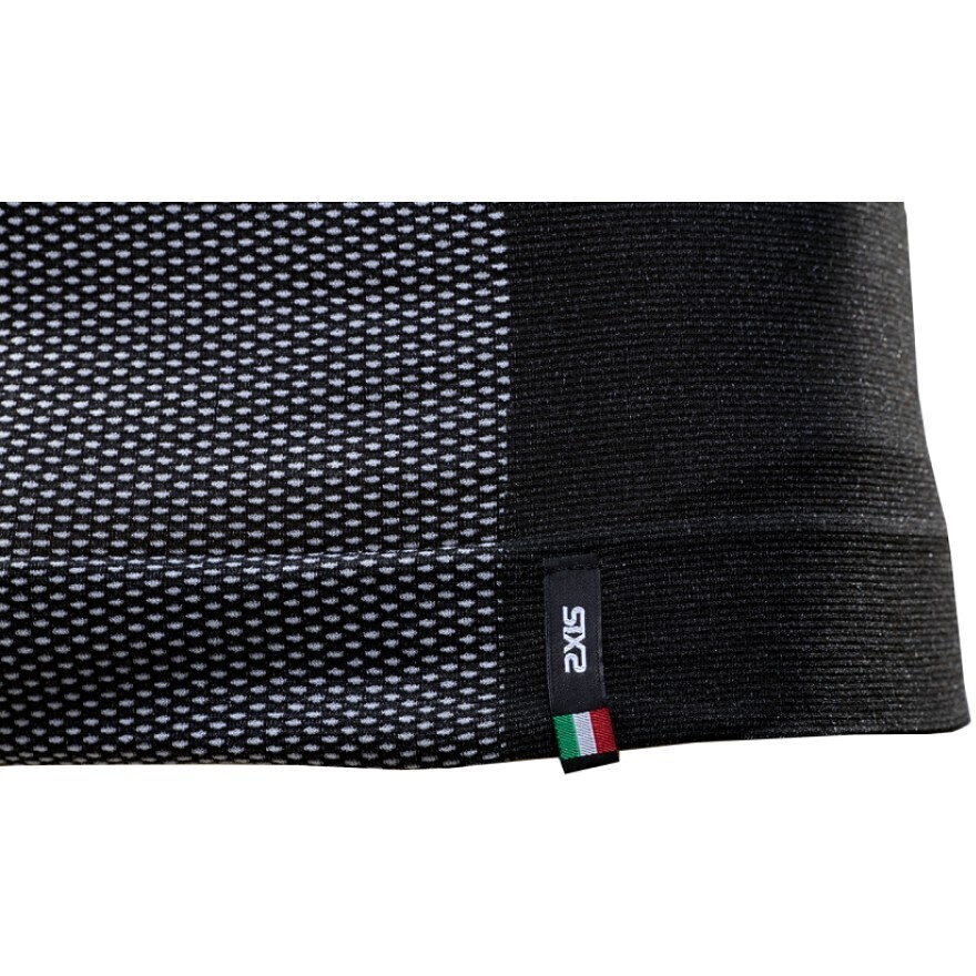 Sixs BT TS2L V2 Schwarzes Carbon Motorrad-Unterwäschehemd