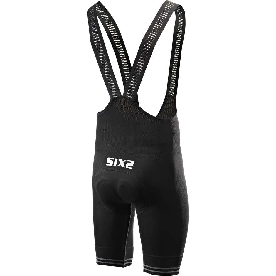 Sixs Cycling Bib Short Leg Clima Bib External Pad Black Gray