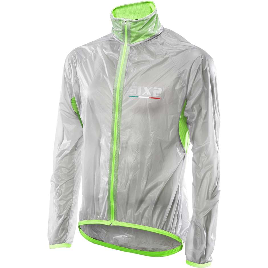 Sixs Ghost Compact Transparent Green Waterproof Cape