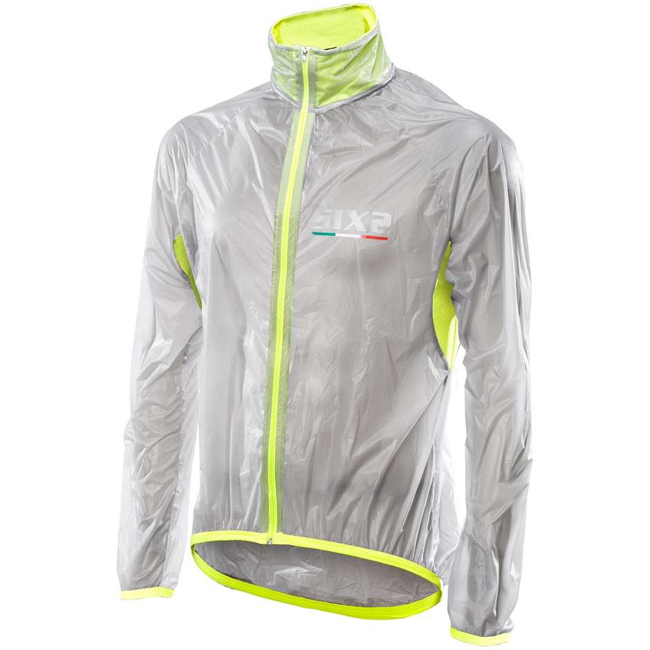 Sixs Ghost Compact Wasserdichte Jacke Fluo Yellow Transparent