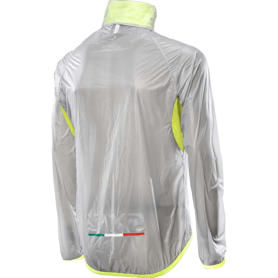 Sixs Ghost Compact Waterproof Jacket Fluo Yellow Transparent