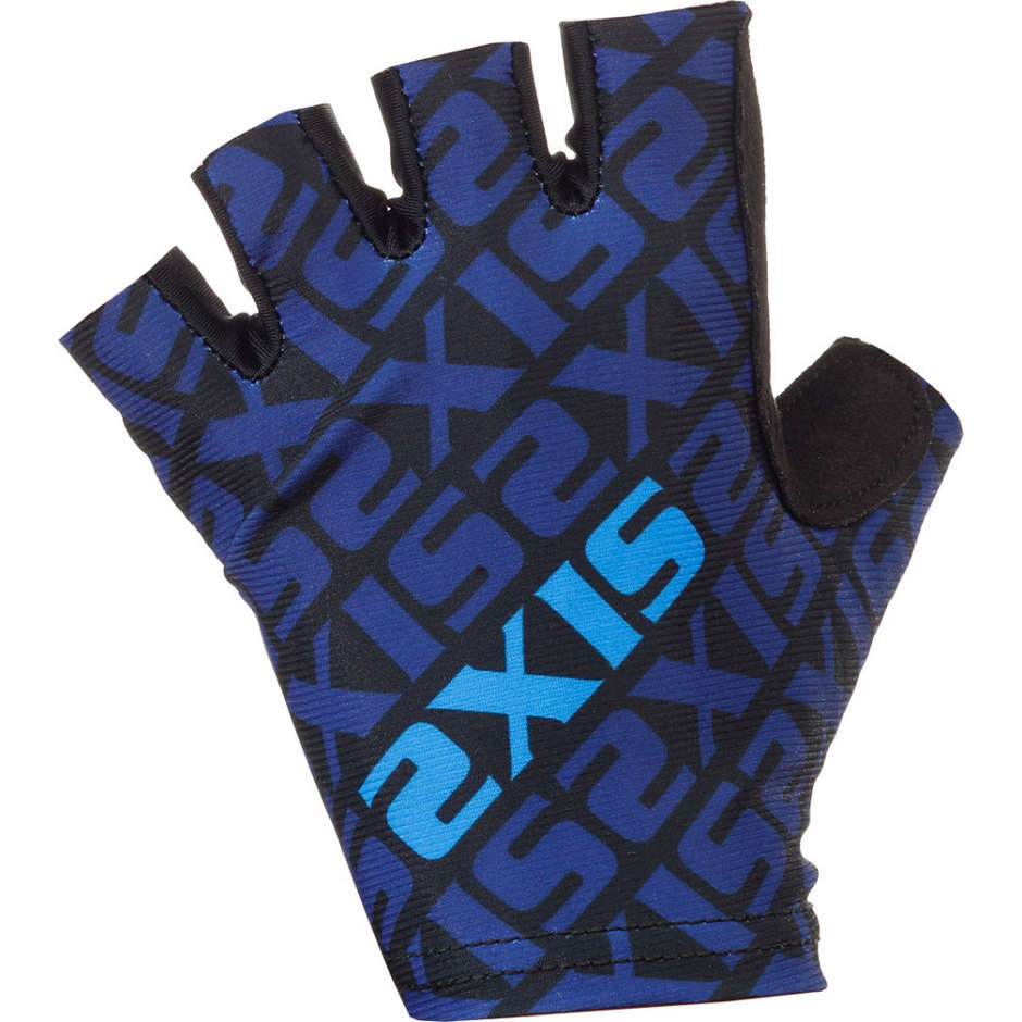 Sixs Half Finger Black Blue Summer Cycling Gloves