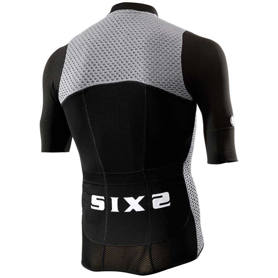 Sixs Half Season Hive Black Gray Cycling Jersey
