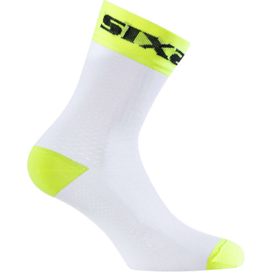 Sixs Sports Short Sock Gelb Fluo