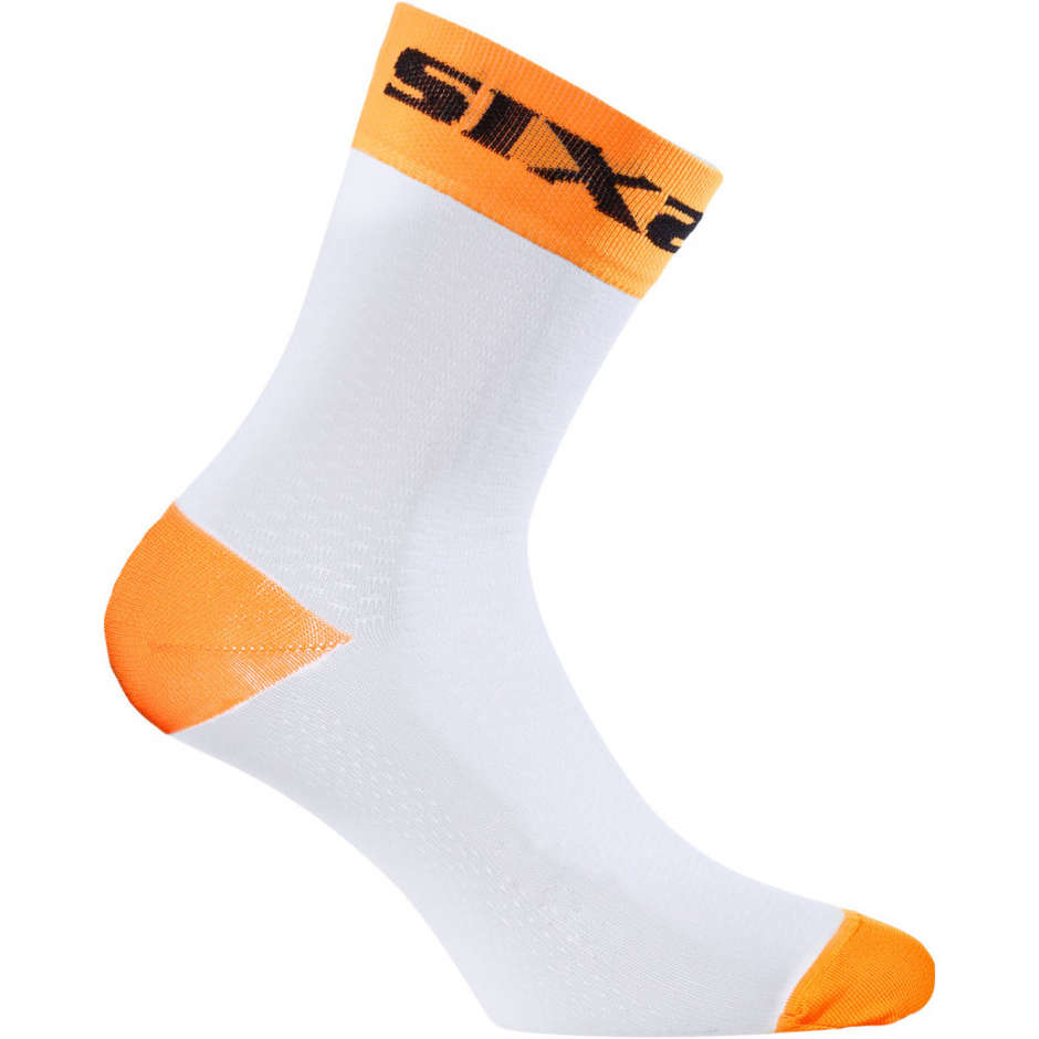 Sixs Sports Short Sock Orange Fluo