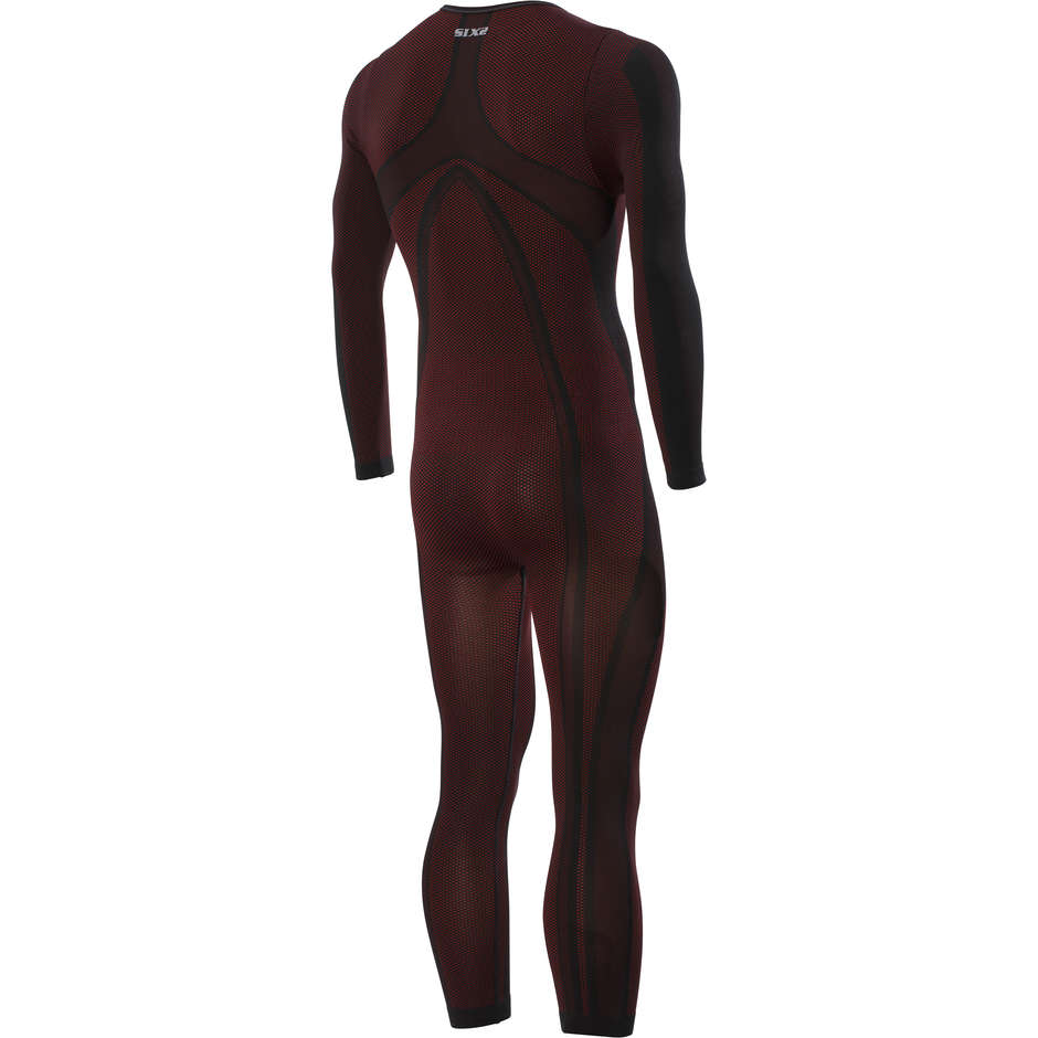 Sixs STX Dark Red Technical Integral Motorcycle Undersuit