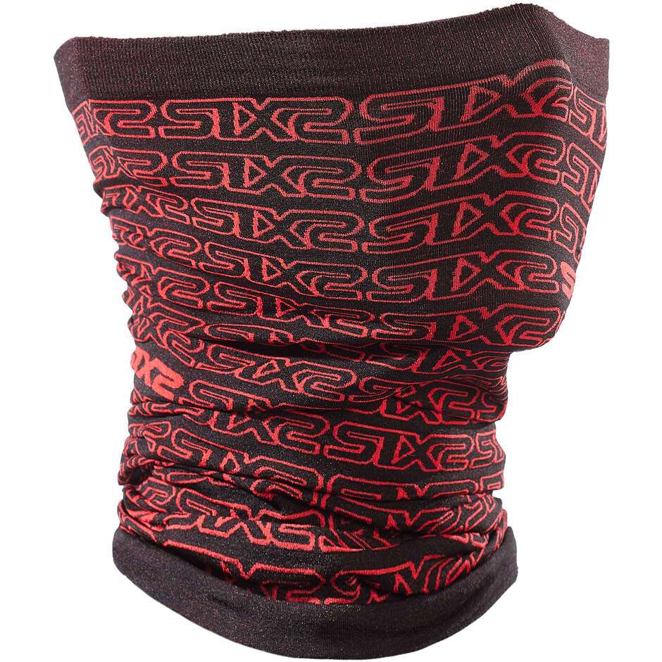 Sixs TBX V2 Logo Mehrzweck-Halswärmer schwarz rot