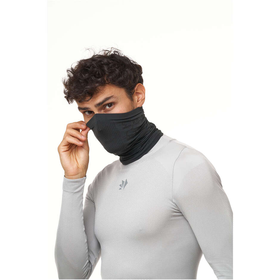 Sixs TBX V2 Multipurpose Neck Warmer Dark Grey Black
