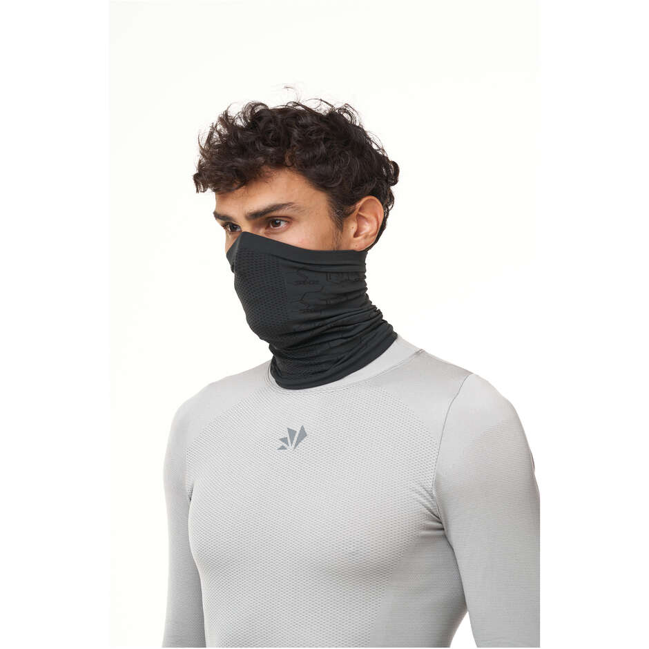 Sixs TBX V2 Multipurpose Neck Warmer Dark Grey Black