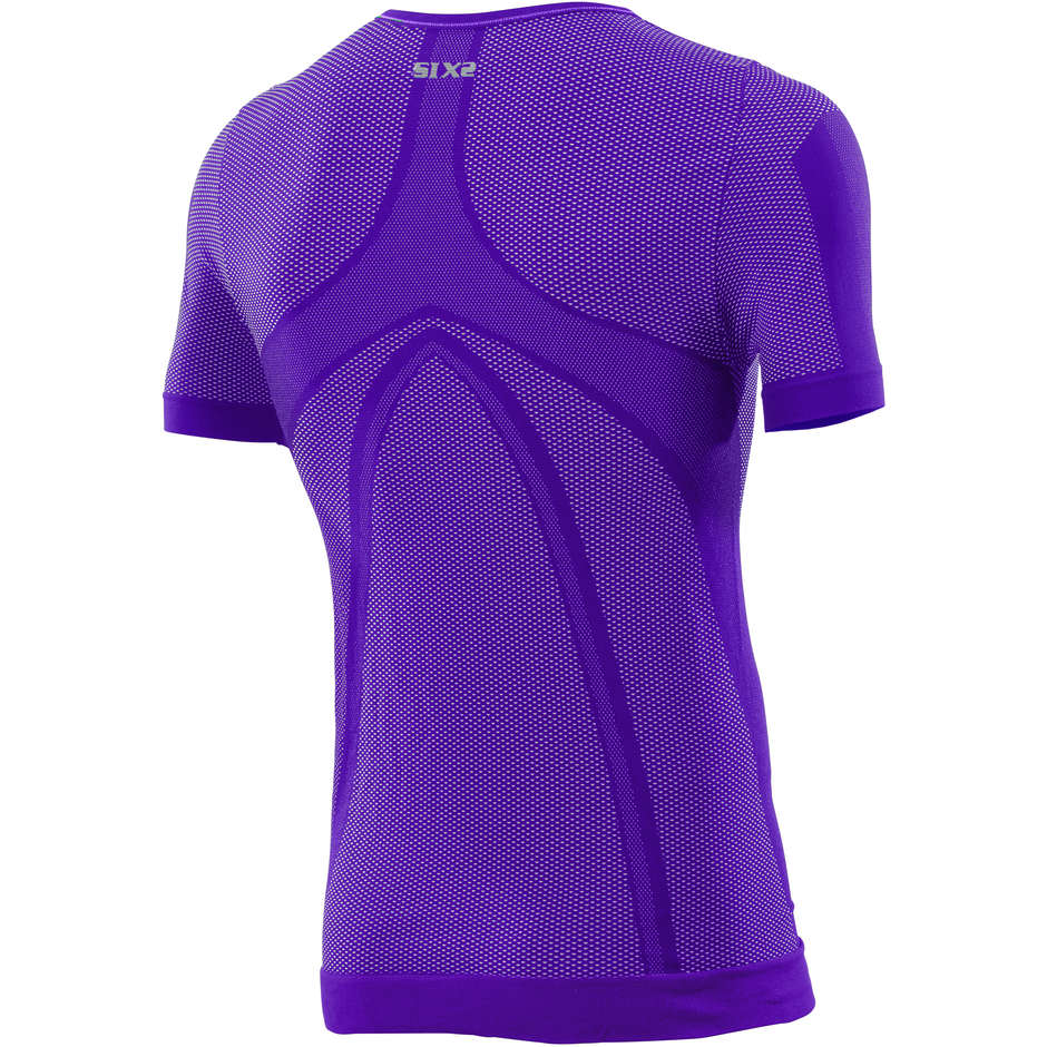 Sixs TS1L Kurzarm Intimates - Pullover mit Rundhalsausschnitt Superlight Carbon Underwear Purple