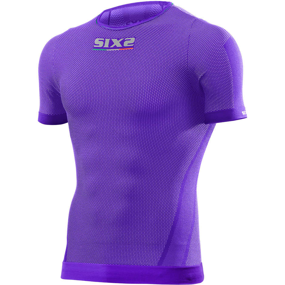 Sixs TS1L Superlight Carbon Underwear manches courtes col rond Jersey violet