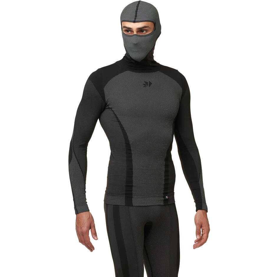 Sixs TS2 DB Black Carbon 4-Jahreszeiten-Unterwäsche mit Kapuze
