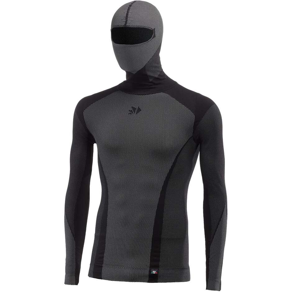 Sixs TS2 DB Black Carbon 4 Seasons Hooded Underwear