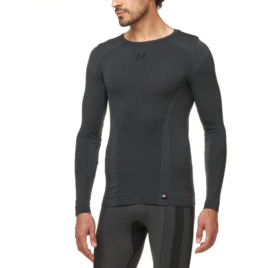 Sixs TS2 V2 4 Seasons Underwear Shirt Dark Grey Black