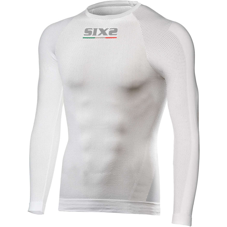 Sixs TS2 weißes langärmliges Unterwäsche-Shirt