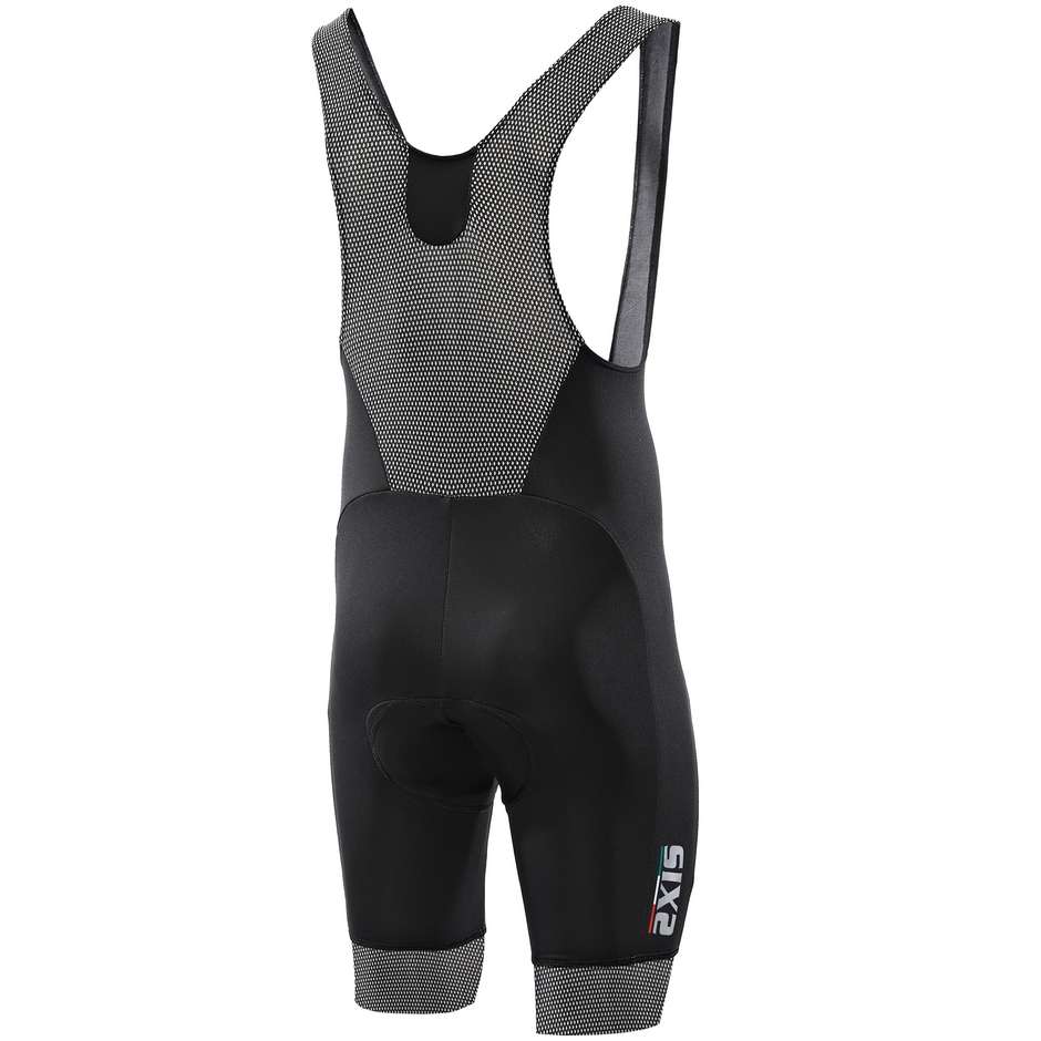 Sixs Twister Short Leg Waterproof Cycling Bib Shorts Black