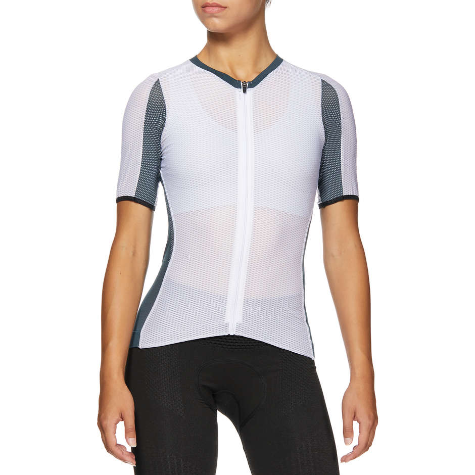 Sixs Ultra Light Perforated SERRA Cycling Jersey White Black