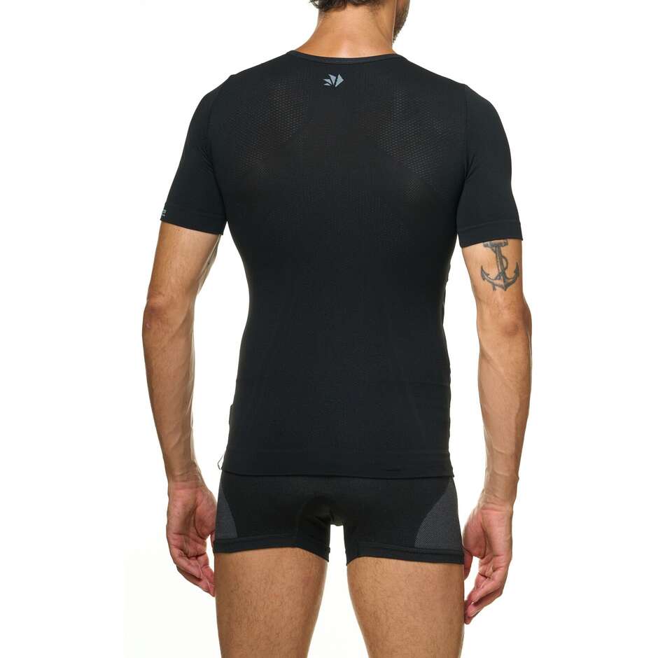 Sixs WB TS1 Black Short Sleeve Windbreaker