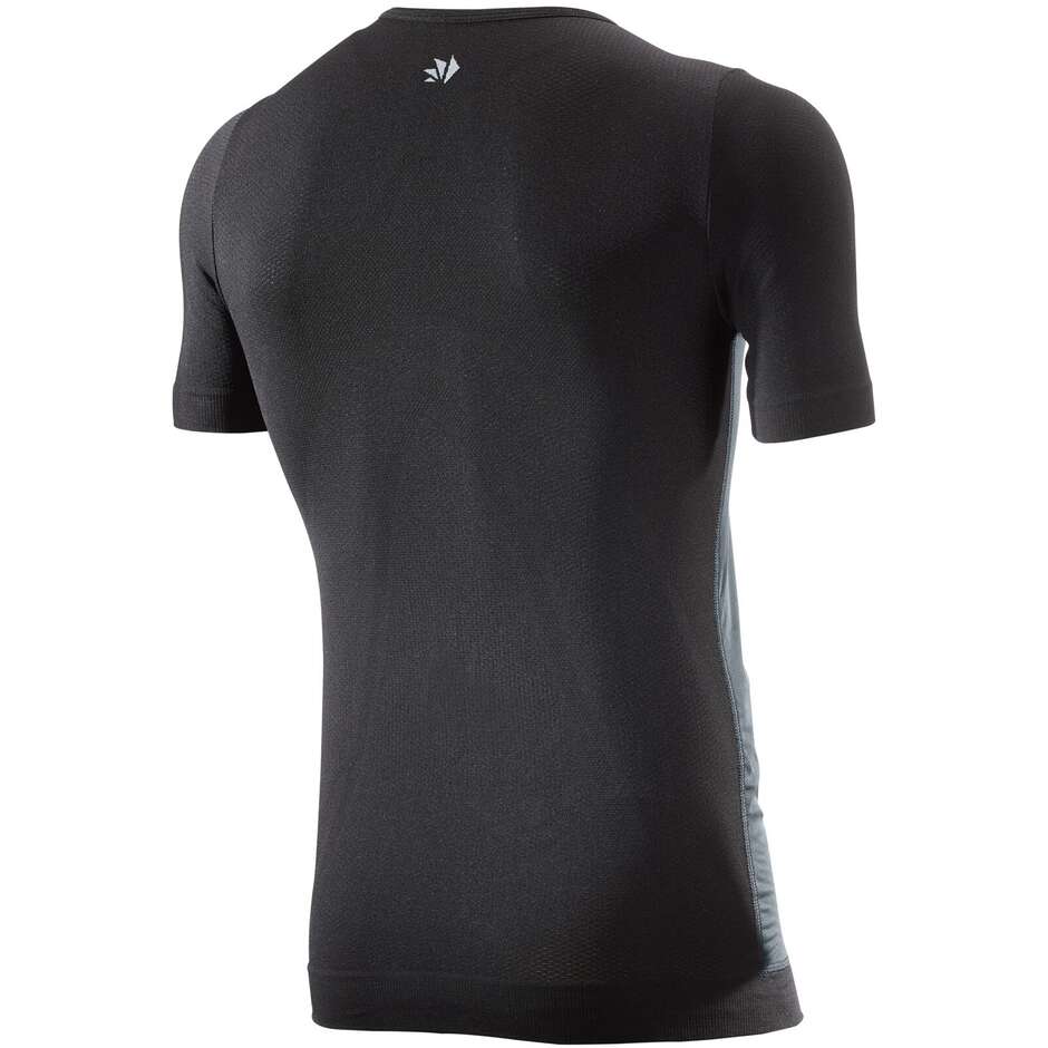 Sixs WB TS1 Schwarze kurzärmlige Windjacke