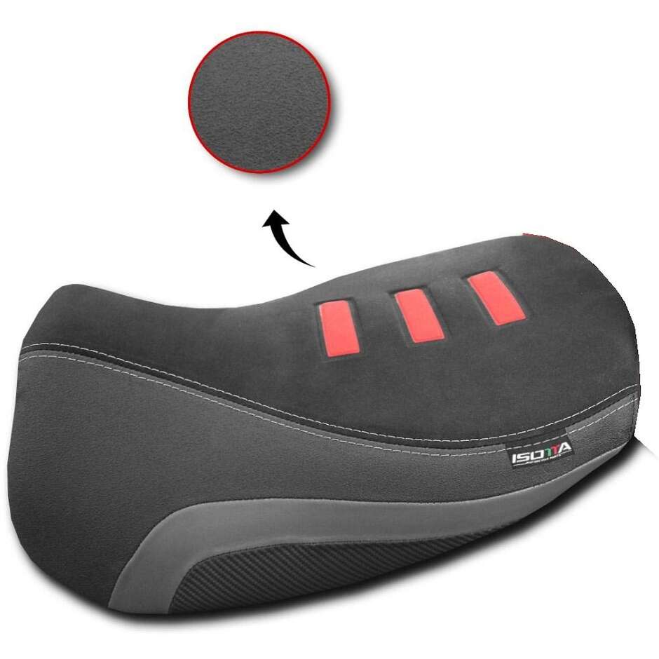 Siège avant standard Isotta pour BMW R1300 GS Adventure Noir Rouge