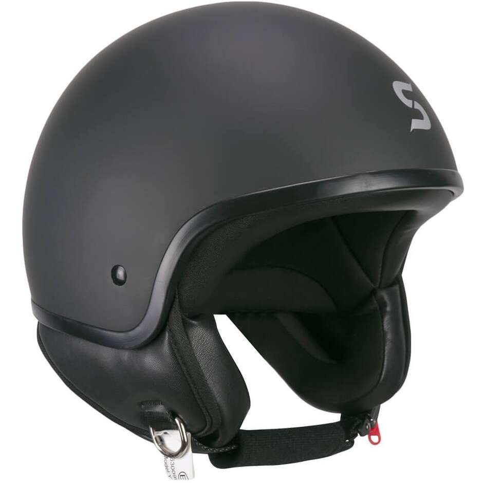Ska-P 1FHE SMART BASIC Jet Motorcycle Helmet Matt Black
