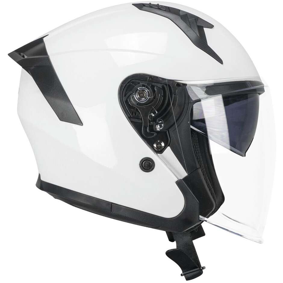 Ska-P 1MHA JEDI MONO Jet Motorcycle Helmet White