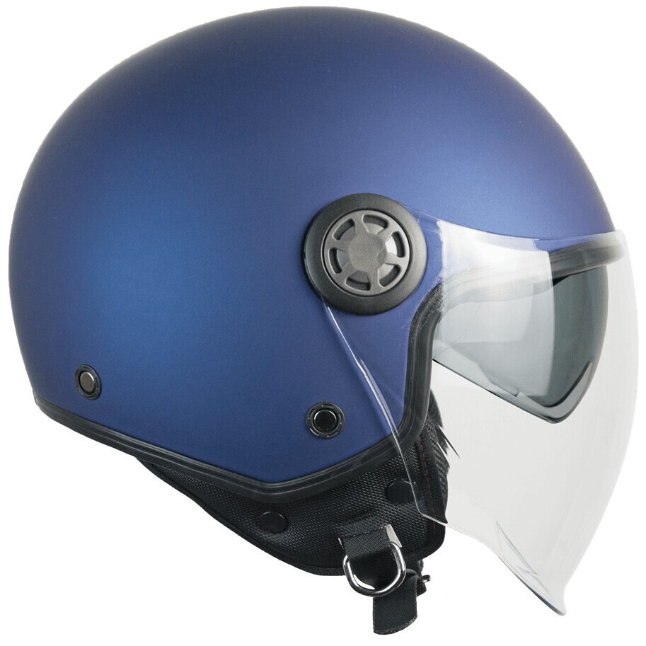 Ska-P 1SHA ZEN MONO Jet Motorcycle Helmet Satin Blue