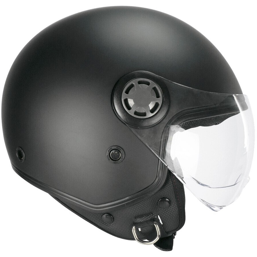 Ska-P 1SHE ZEN BASIC Jet Motorcycle Helmet Matt Black