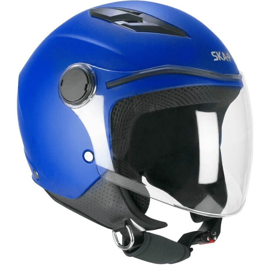 Ska-P 2MHA POD MONO Jet Kid Motorcycle Helmet Matt blue