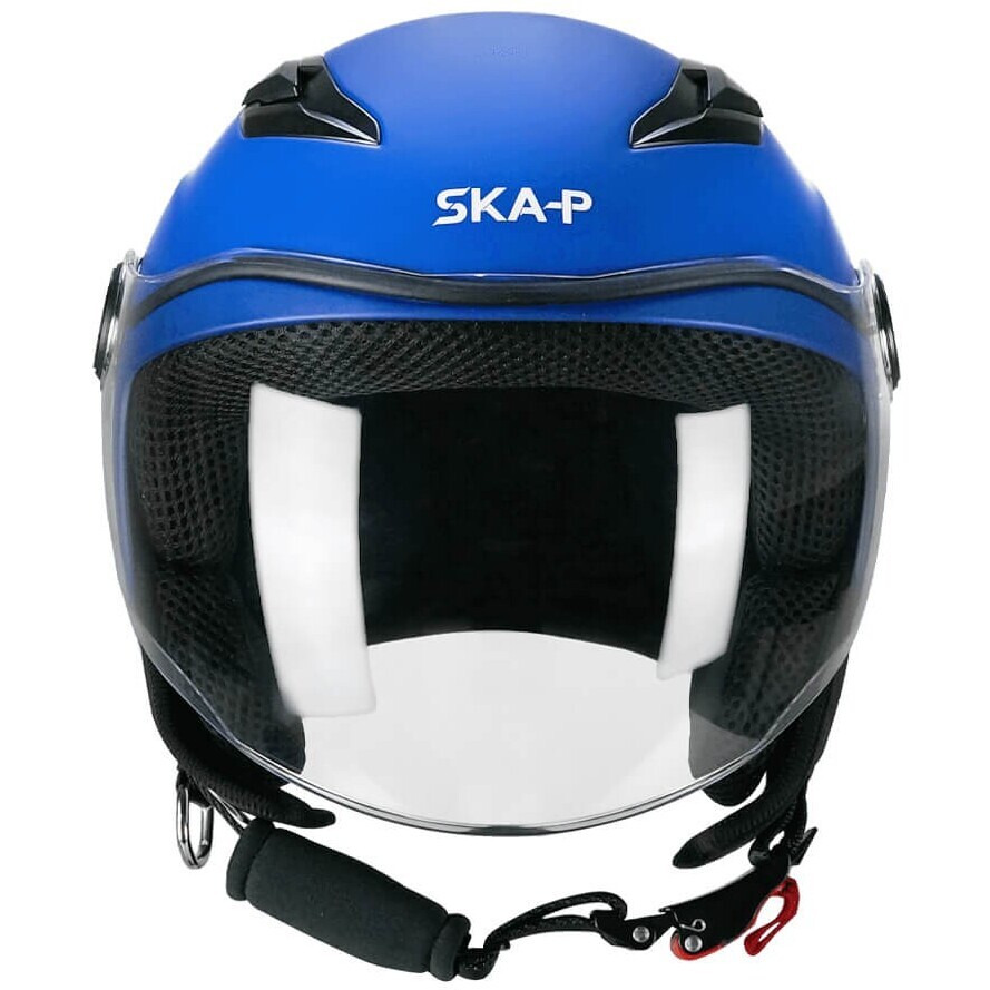 Ska-P 2MHA POD MONO Jet Motorcycle Helmet Matt blue