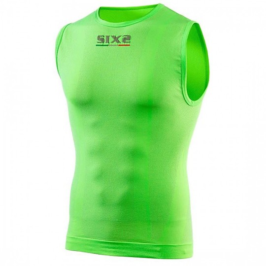 Sleeveless Technical Underwear Sixs Color Green