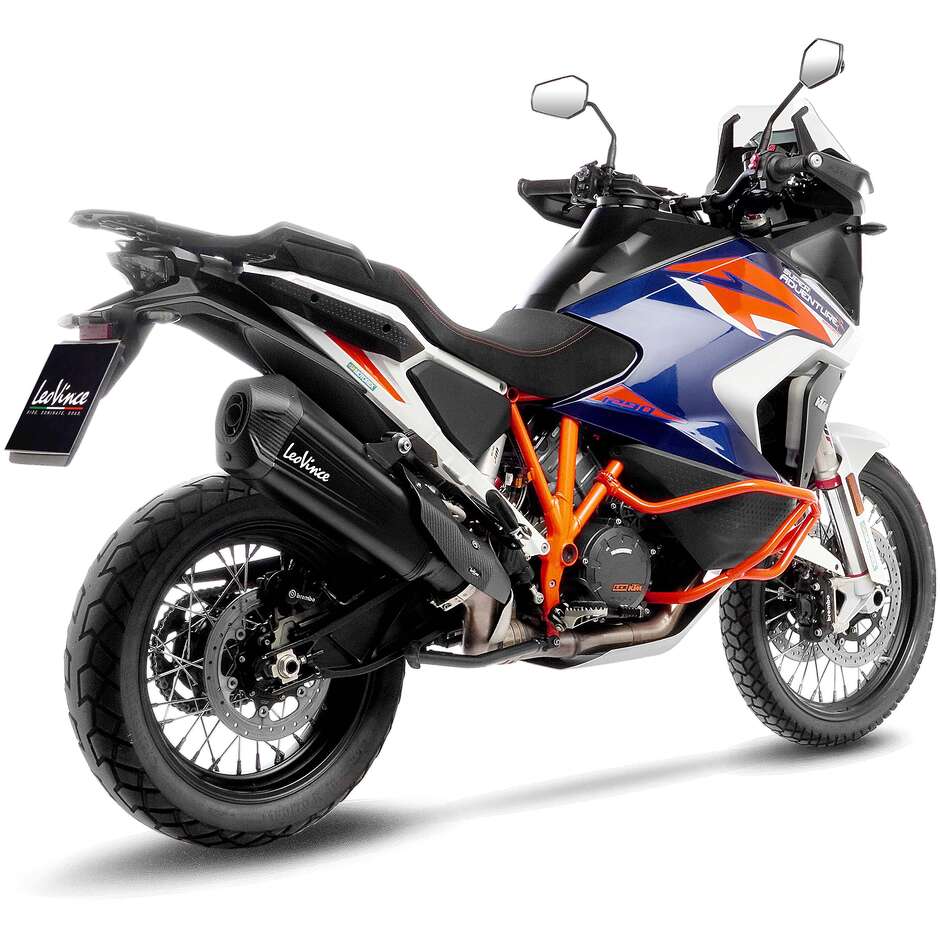 Slip-On-Auspuff Leovince 15308BU LV-12 BLACK EDITION Speziell für KTM 1290Super Adventure R/S (21-24)