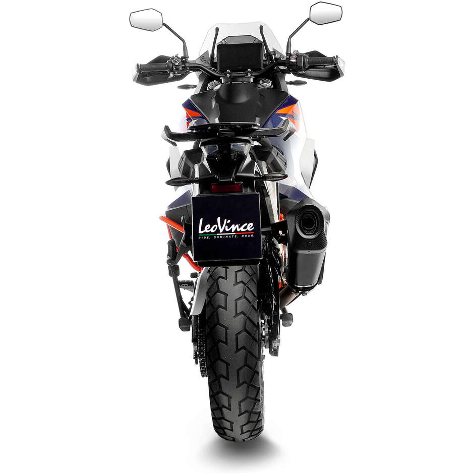 Slip-On-Auspuff Leovince 15308BU LV-12 BLACK EDITION Speziell für KTM 1290Super Adventure R/S (21-24)