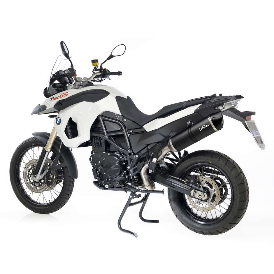 Slip-On-Auspuff Leovince 8288E LV ONE EVO CARBON FIBER für BMW F650GS (08-12); F700GS (13-16); F800GS (08-16)