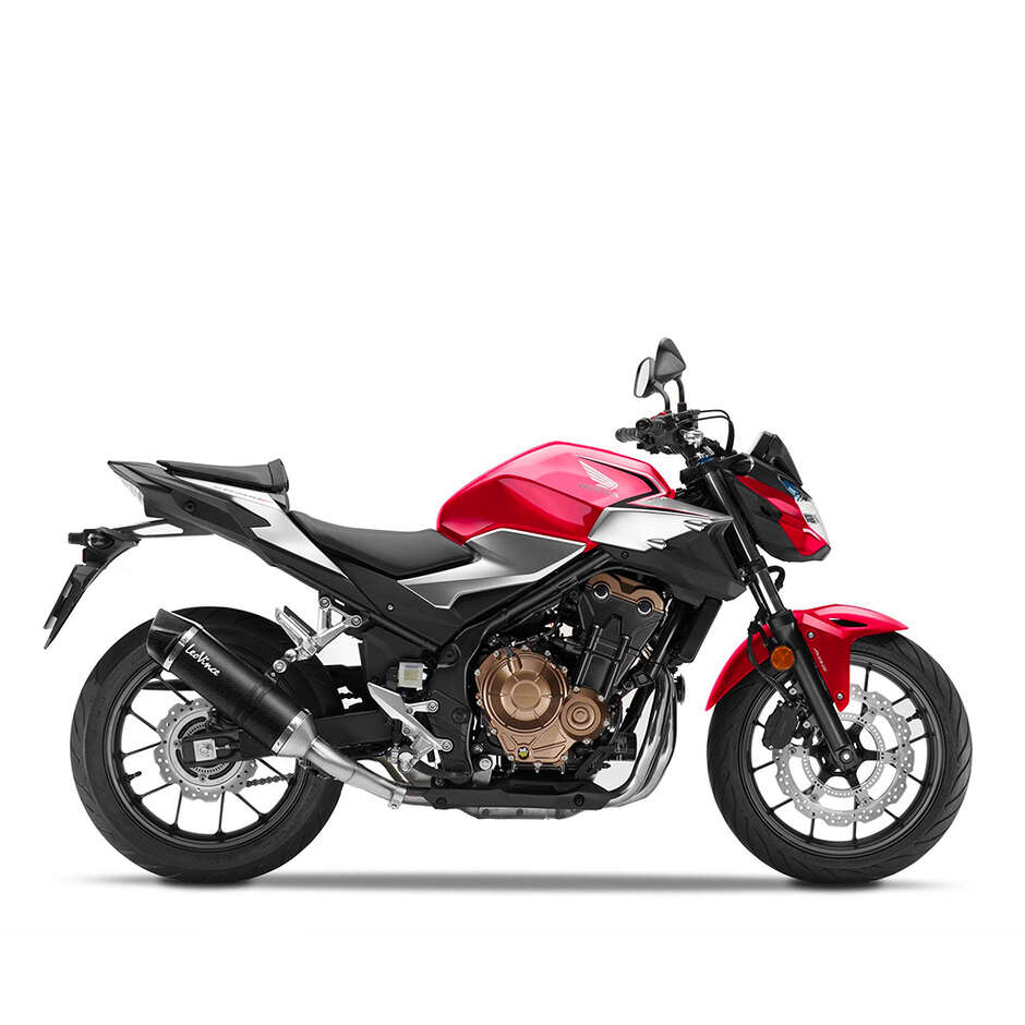 Slip-On Exhaust Leovince 14315E LV ONE EVO CARBON FIBER Specific For HONDA CB500F - CB500X - CBR500R (19-23)