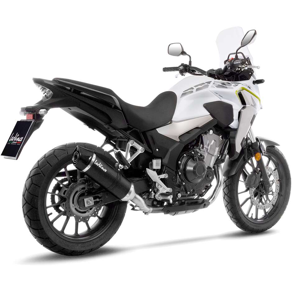 Slip-On Exhaust Leovince 14315E LV ONE EVO CARBON FIBER Specific For HONDA CB500F - CB500X - CBR500R (19-23)