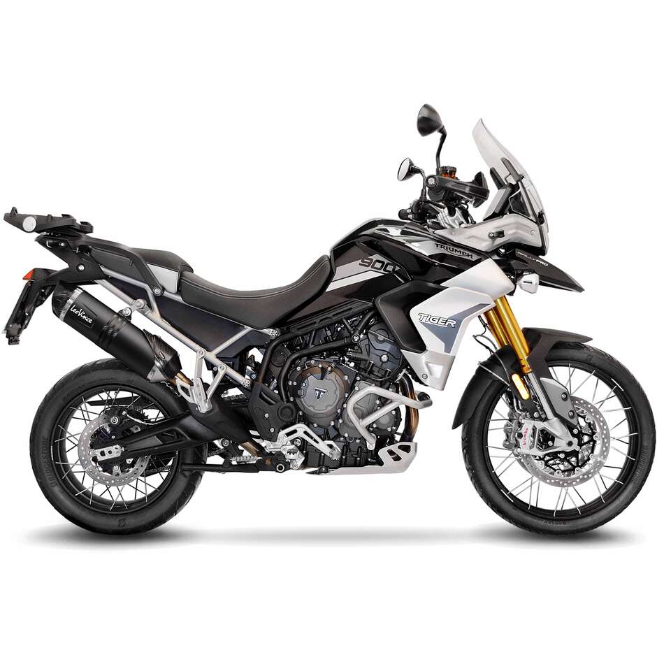Slip-On Exhaust Leovince 14352EB LV ONE EVO BLACK EDITION Specific For TRIUMPH Tiger850/900 GT/Rally/Pro (20-23)