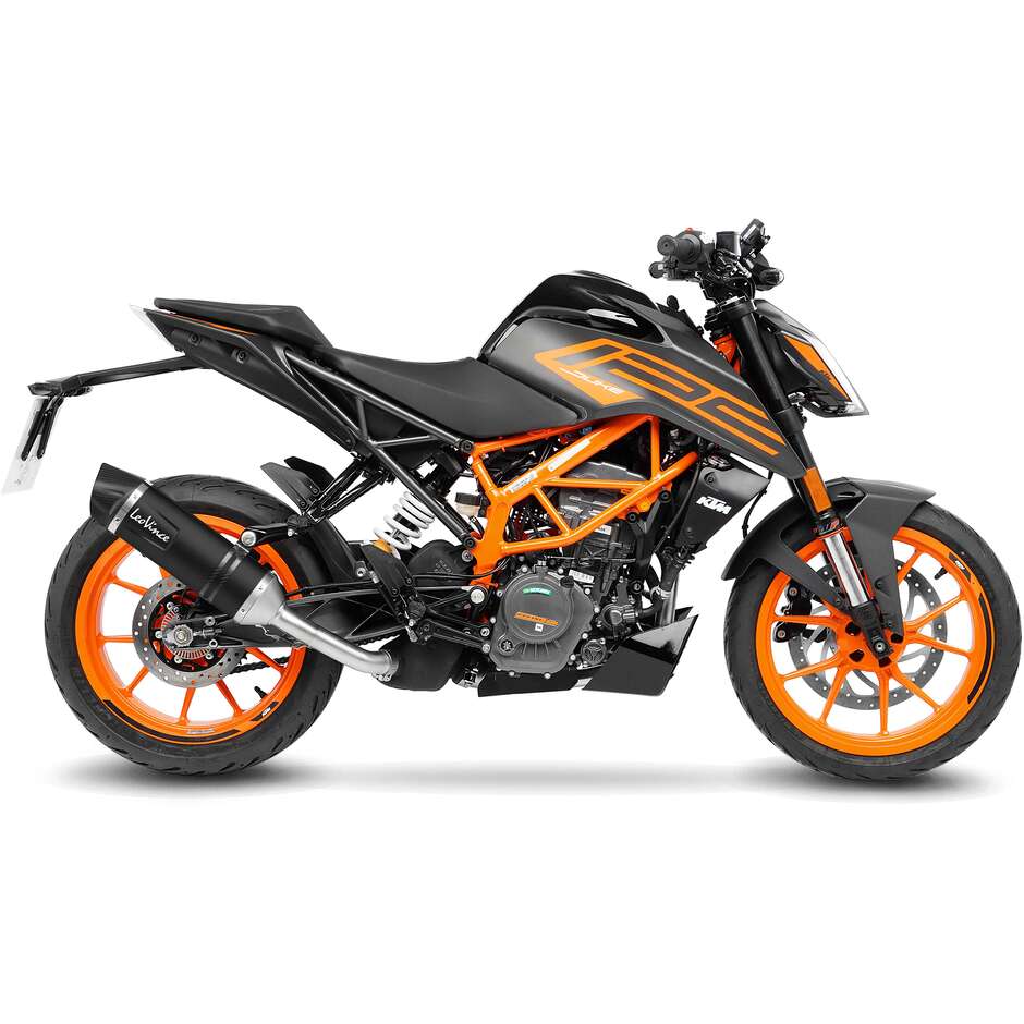 Slip-On Exhaust Leovince 14393EB LV ONE EVO BLACK EDITION Specific For KTM Duke125/390 (21-23)