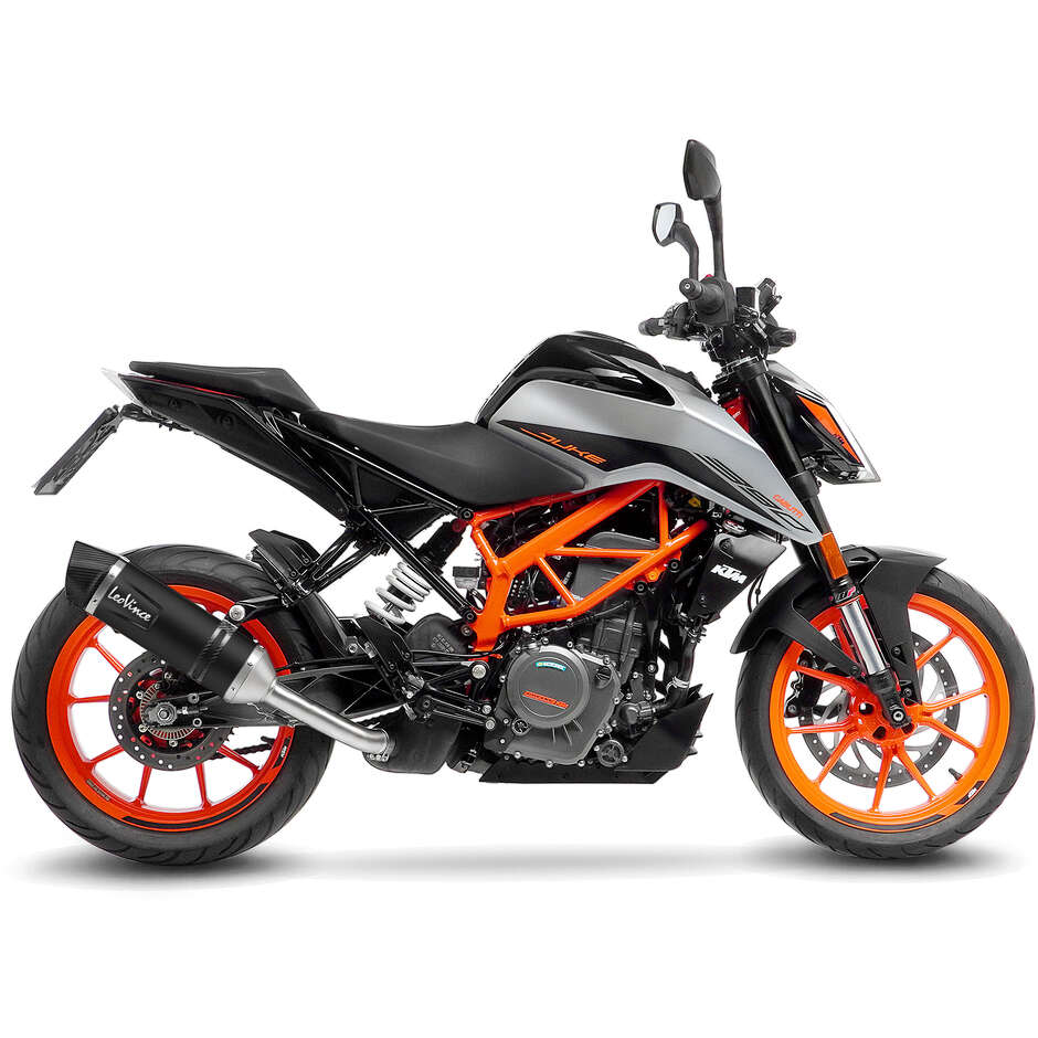 Slip-On Exhaust Leovince 14393EB LV ONE EVO BLACK EDITION Specific For KTM Duke125/390 (21-23)